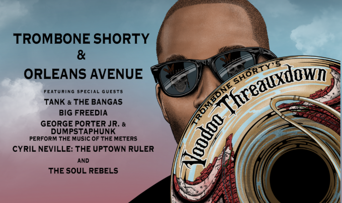 Trombone Shorty's Voodoo Threauxdown at The Pavilion at Ravinia