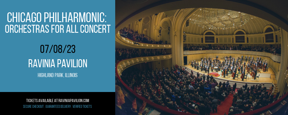 Chicago Philharmonic: Orchestras for All Concert at The Pavilion at Ravinia